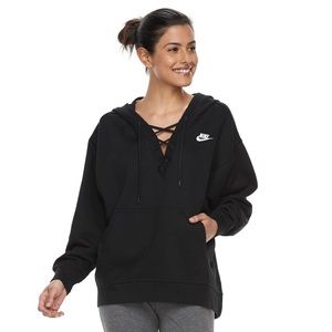 NWT Women's Nike Lace-Up Hoodie (Size S)